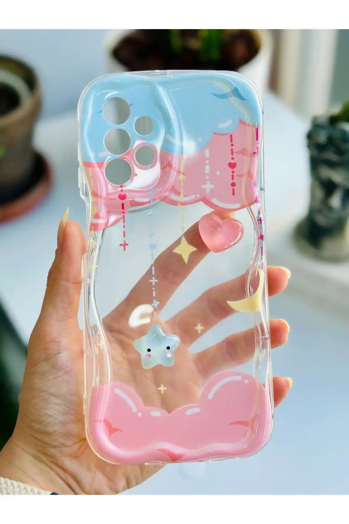 Galaxy A13 Uyumlu 3D Tasarımlı Silikon Kılıfı ile Şıklık ve Koruma Sağlayın